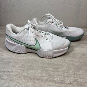 Nike Zoom GP Challenge Pro HC Womens 9.5 Tennis Shoes White/Mint FB3146-107 NWOT